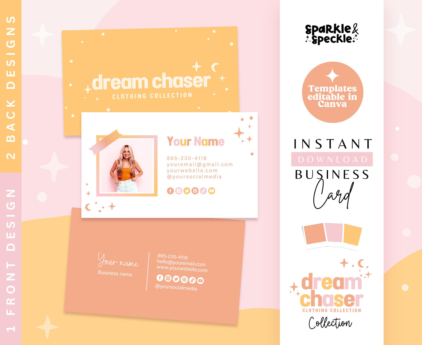 DREAM CHASER BUSINESS CARD TEMPLATE