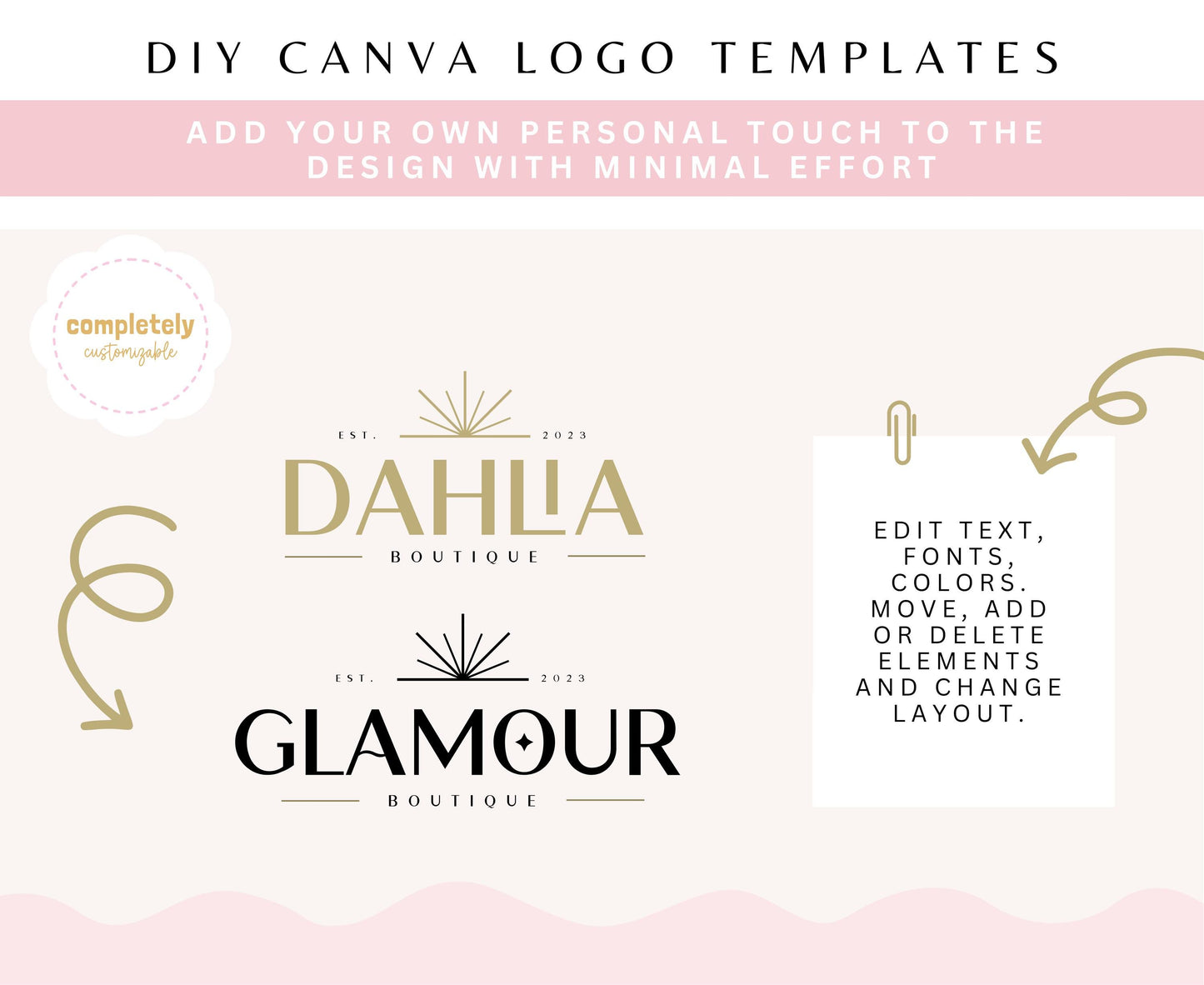 DAHLIA LOGO TEMPLATE