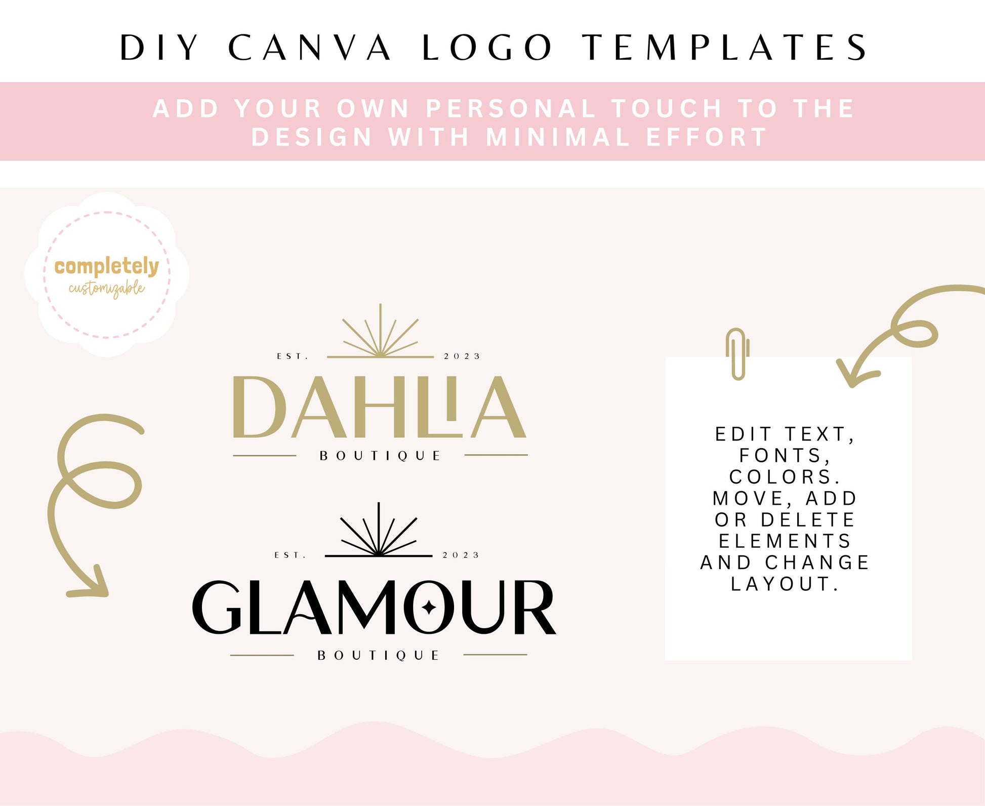 DAHLIA LOGO TEMPLATE