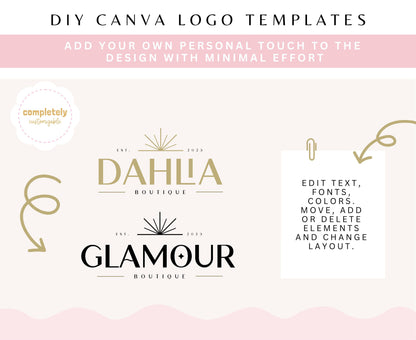 DAHLIA LOGO TEMPLATE