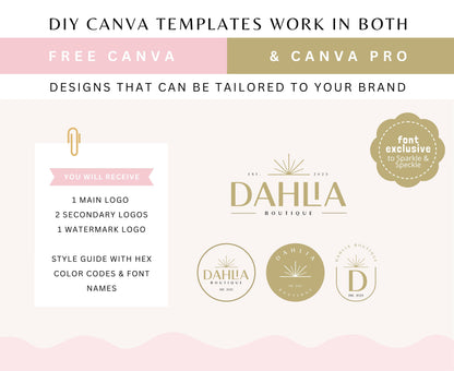 DAHLIA LOGO TEMPLATE