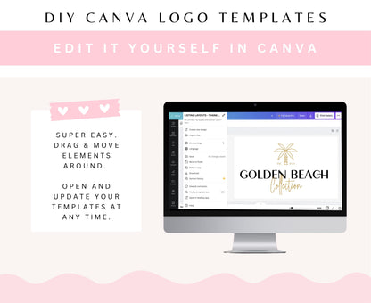 GOLDEN BEACH LOGO TEMPLATE