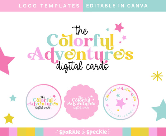 THE COLORFUL ADVENTURES LOGO TEMPLATE