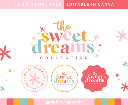 THE SWEET DREAMS LOGO TEMPLATE