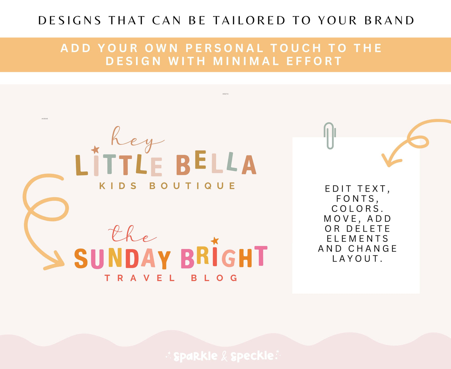 LITTLE BELLA LOGO TEMPLATE