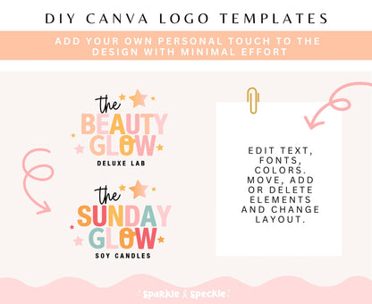 THE BEAUTY GLOW LOGO TEMPLATE