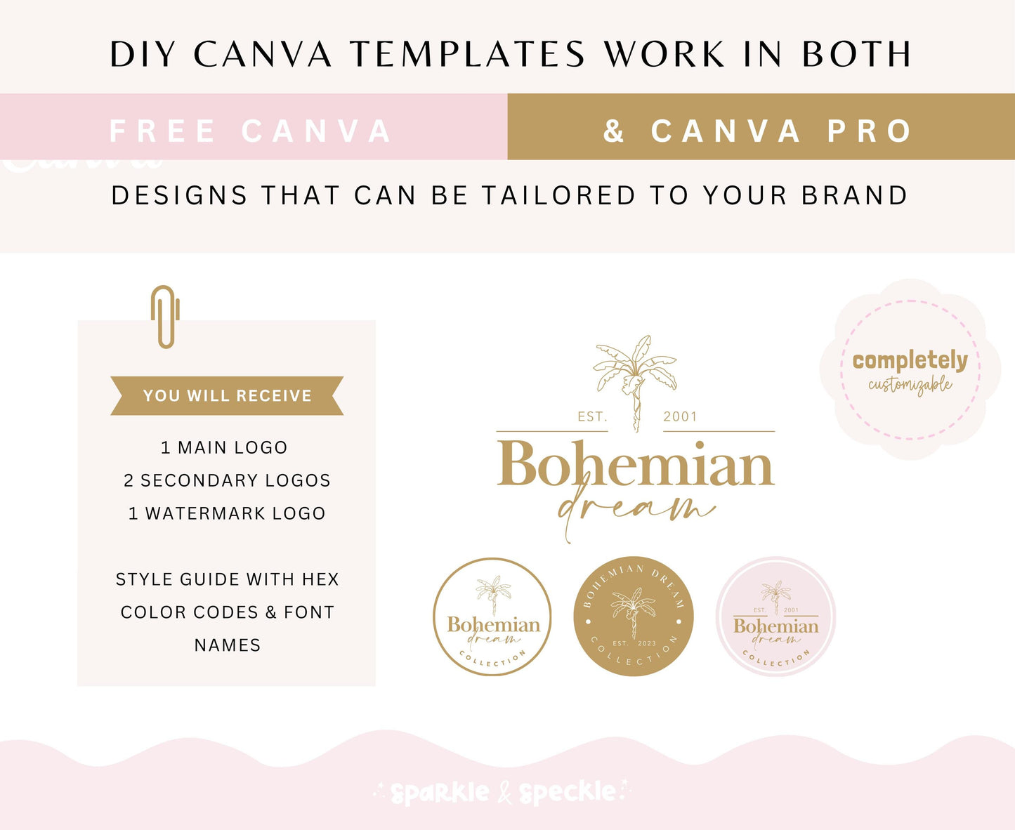 BOHEMIAN DREAM LOGO TEMPLATE