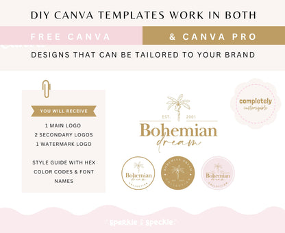 BOHEMIAN DREAM LOGO TEMPLATE