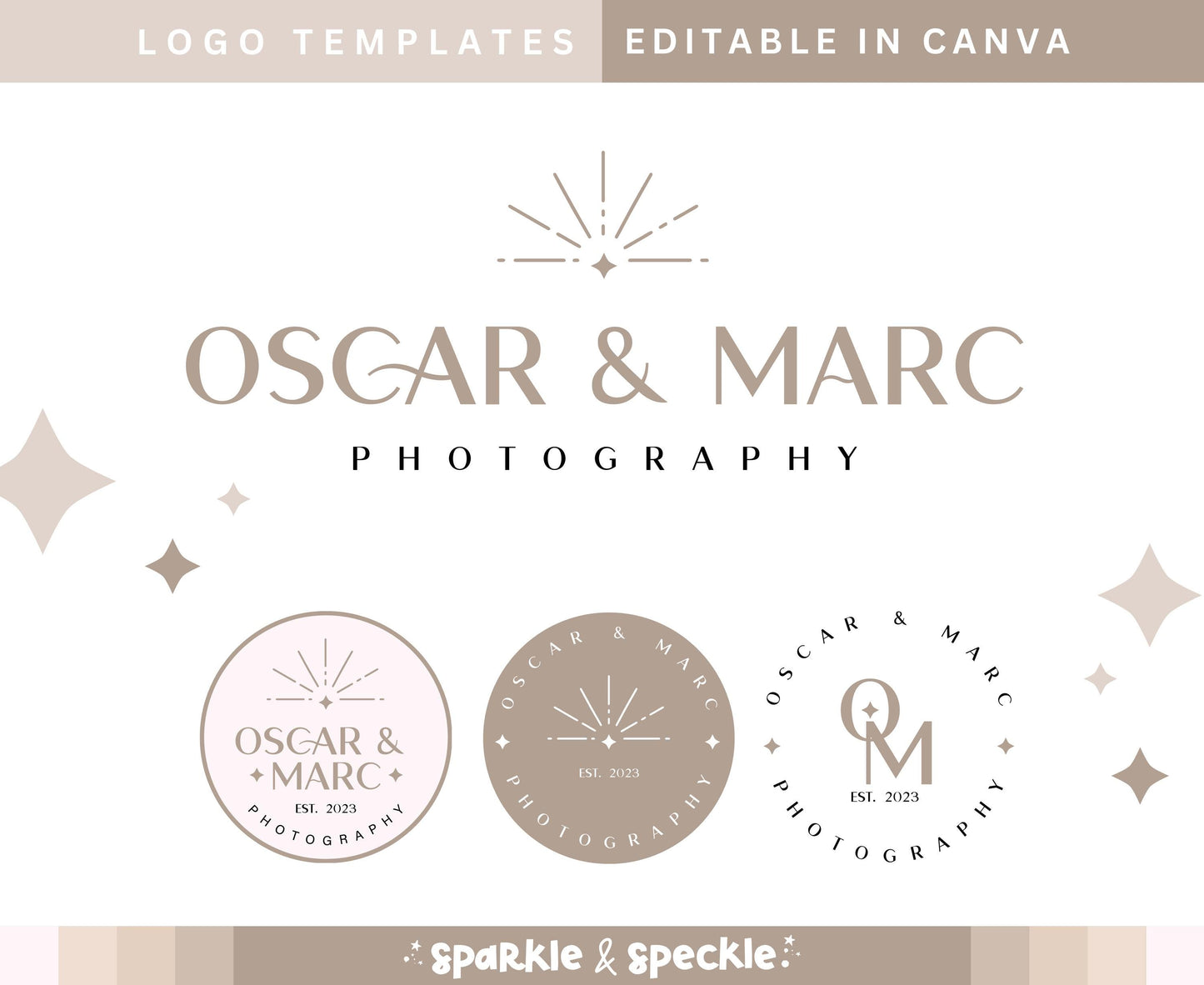 OSCAR & MARC LOGO TEMPLATE