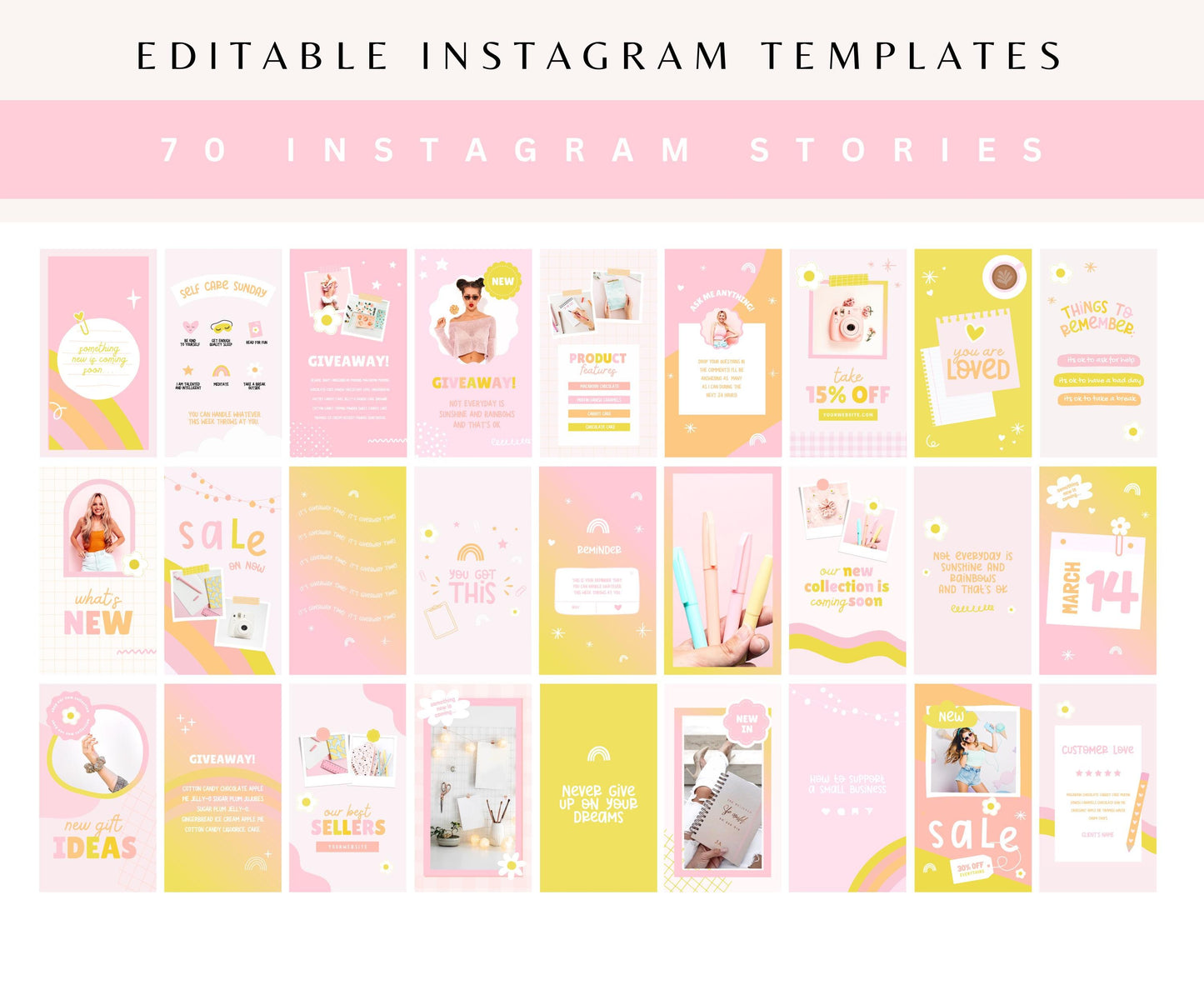 LUCKY CHARM INSTAGRAM STORIES TEMPLATES