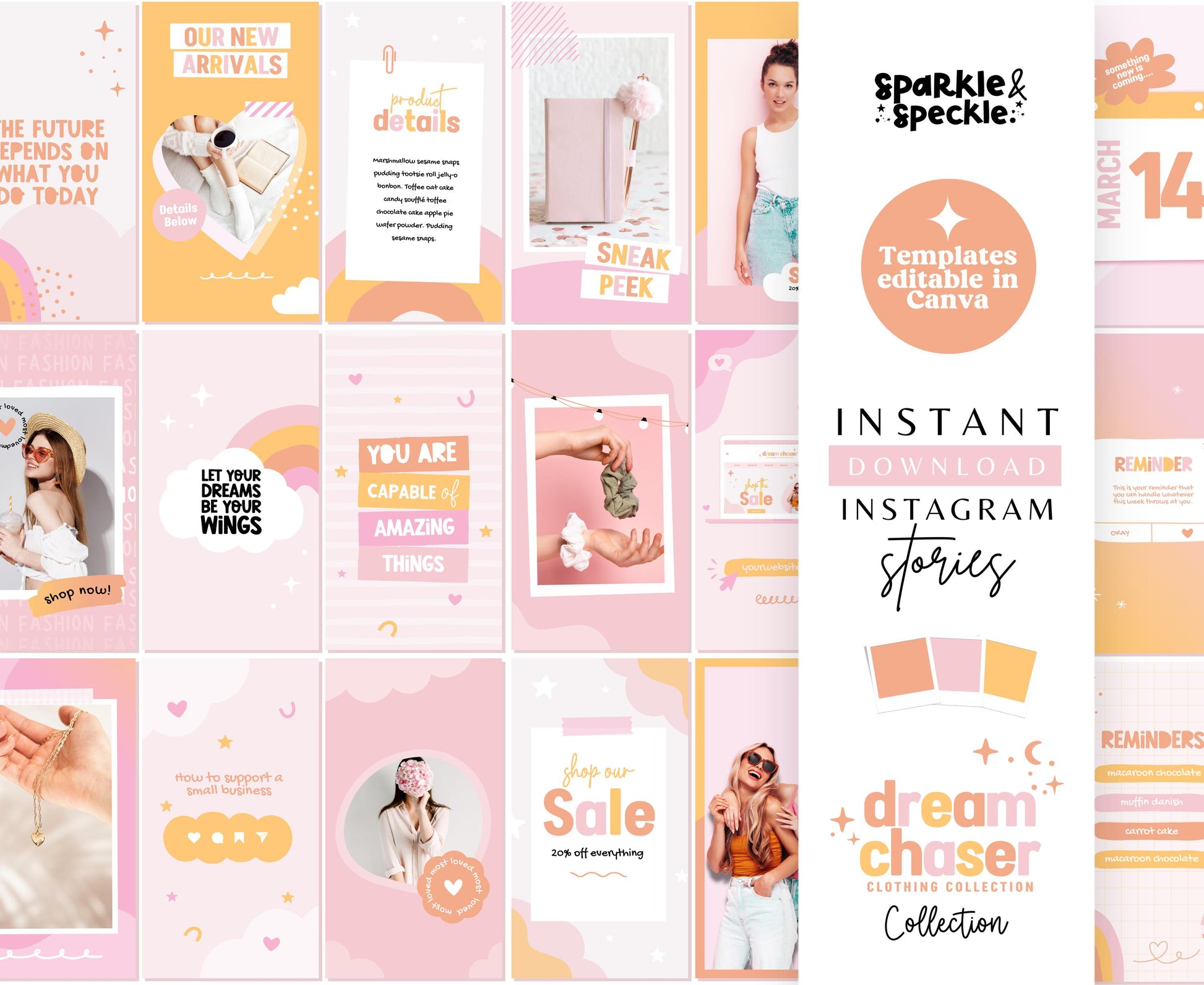 DREAM CHASER INSTAGRAM STORIES TEMPLATES