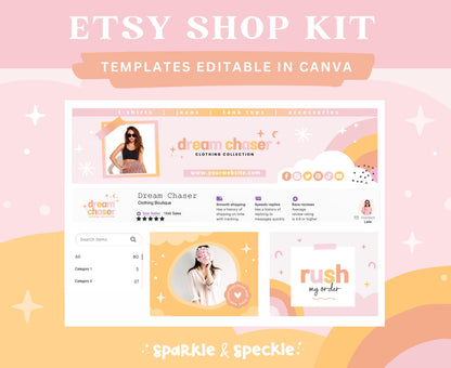 DREAM CHASER ETSY SHOP TEMPLATES