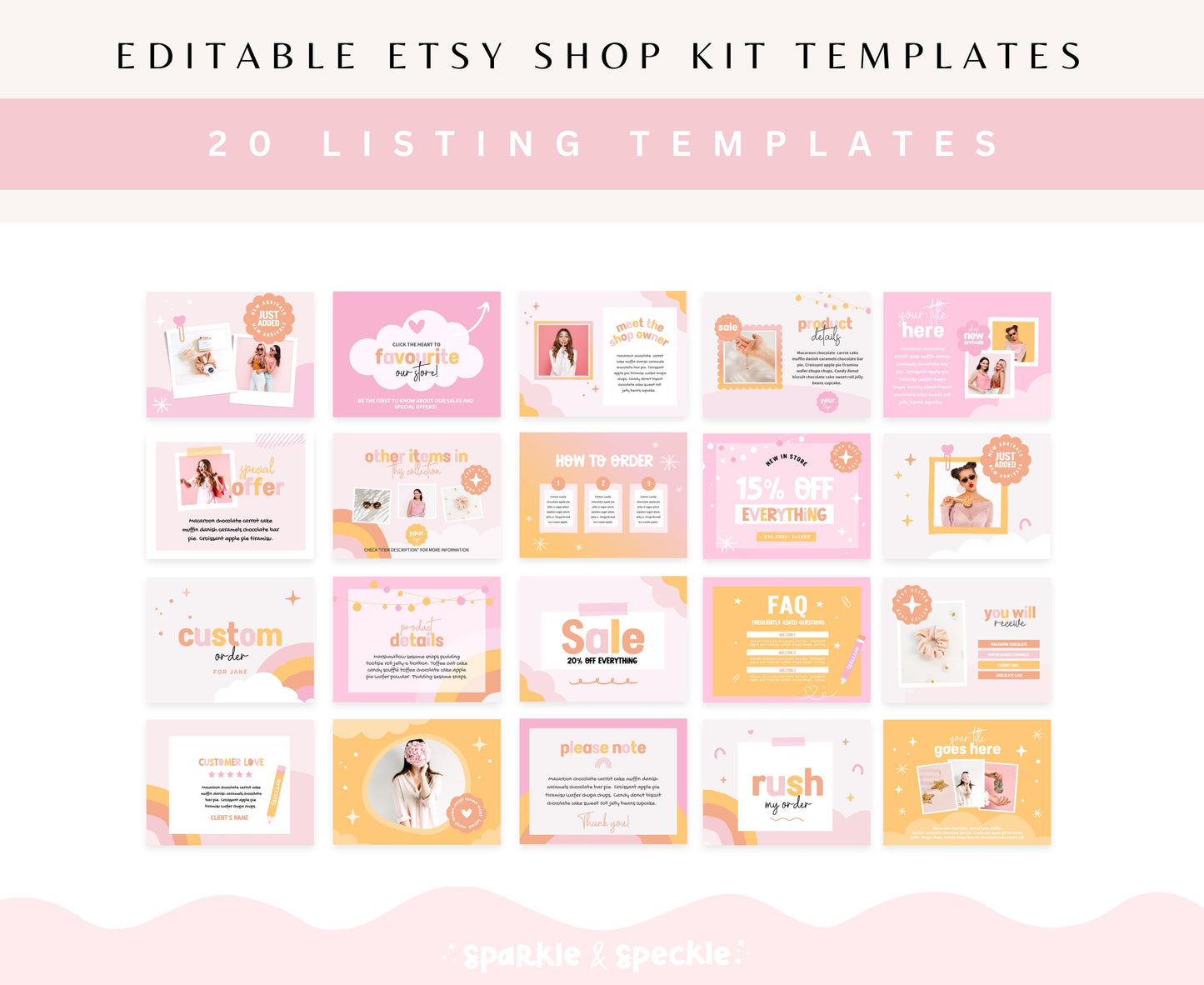 DREAM CHASER ETSY SHOP TEMPLATES