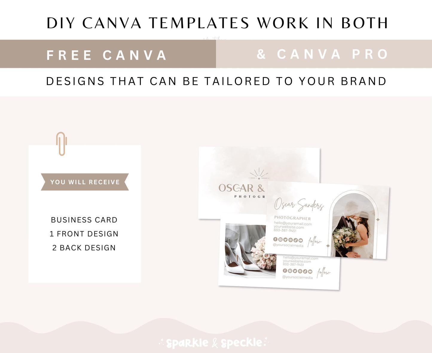 OSCAR & MARC BUSINESS CARD TEMPLATE