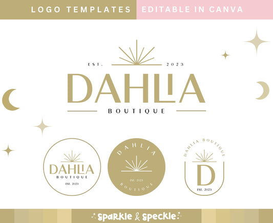 DAHLIA LOGO TEMPLATE