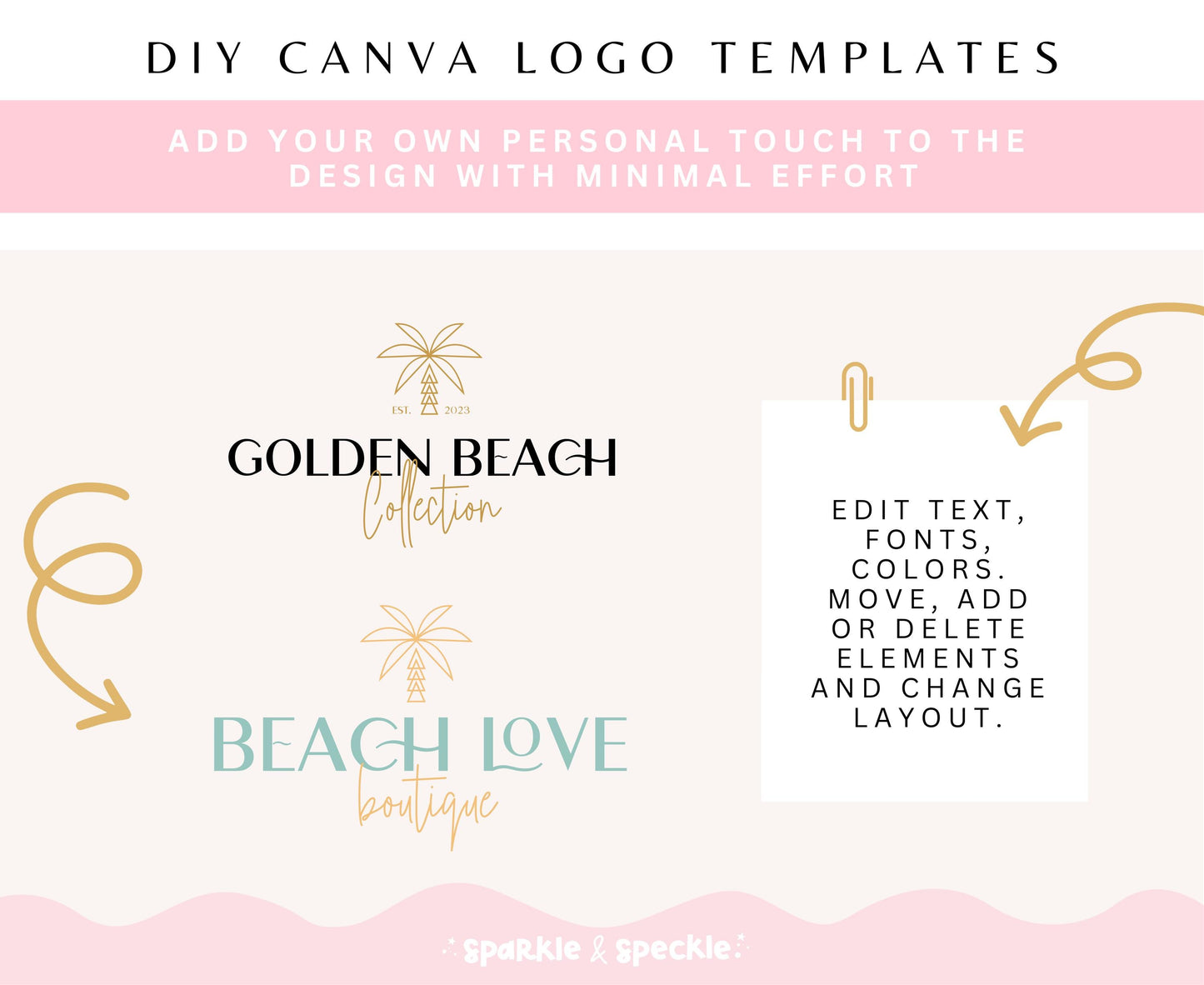 GOLDEN BEACH LOGO TEMPLATE