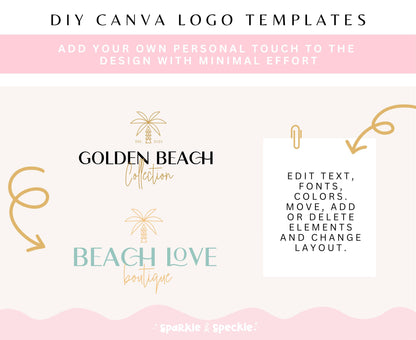 GOLDEN BEACH LOGO TEMPLATE