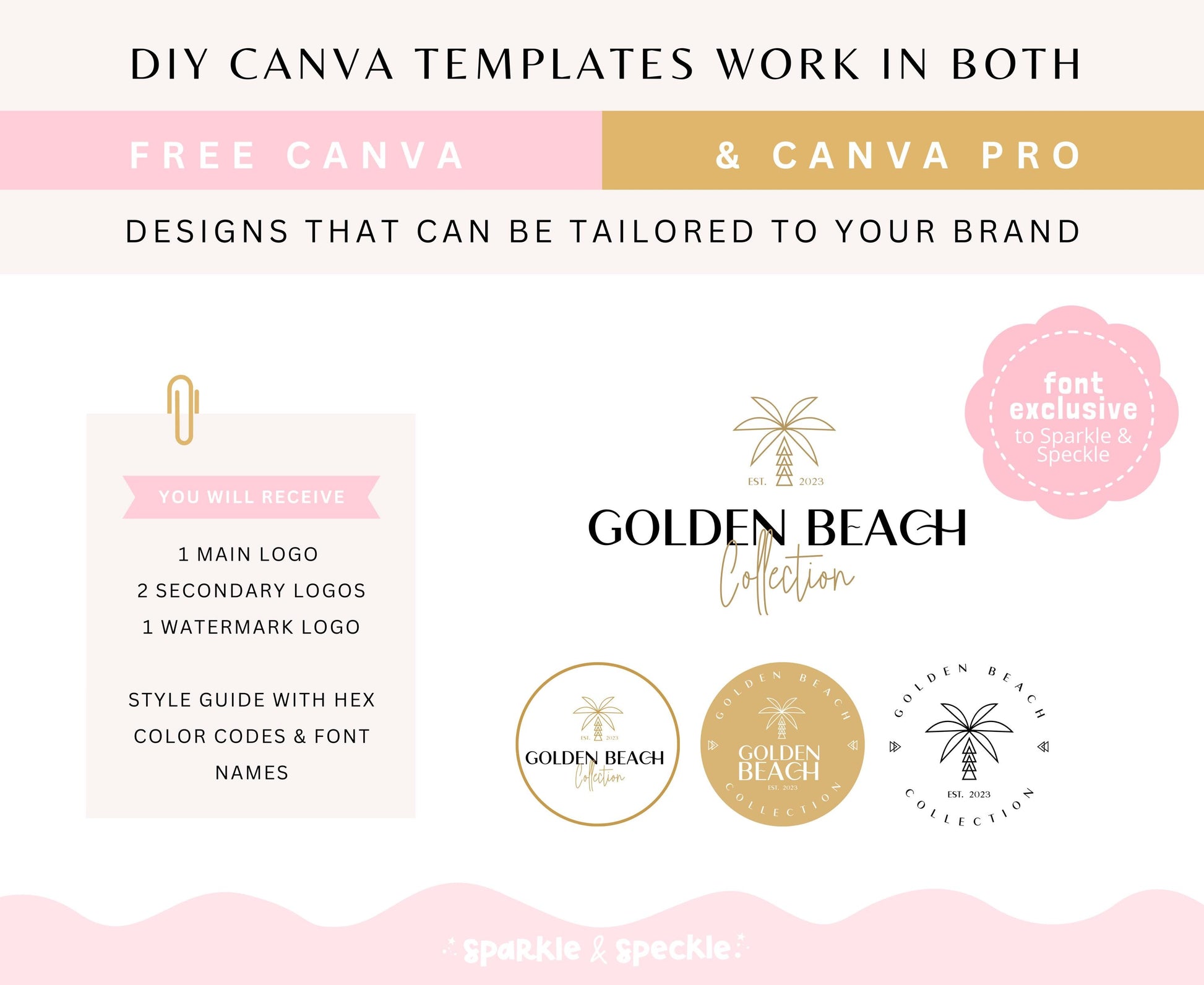 GOLDEN BEACH LOGO TEMPLATE