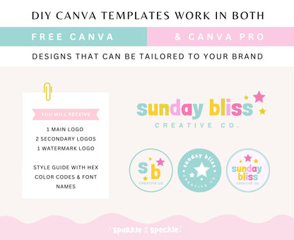 SUNDAY BLISS LOGO TEMPLATE