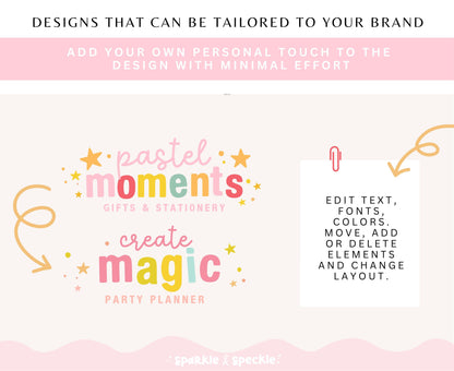 PASTEL MOMENTS LOGO TEMPLATE