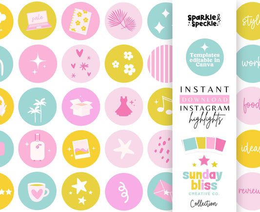 SUNDAY BLISS INSTAGRAM HIGHLIGHT COVERS