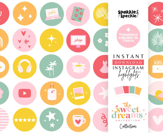 SWEET DREAMS INSTAGRAM HIGHLIGHT COVERS