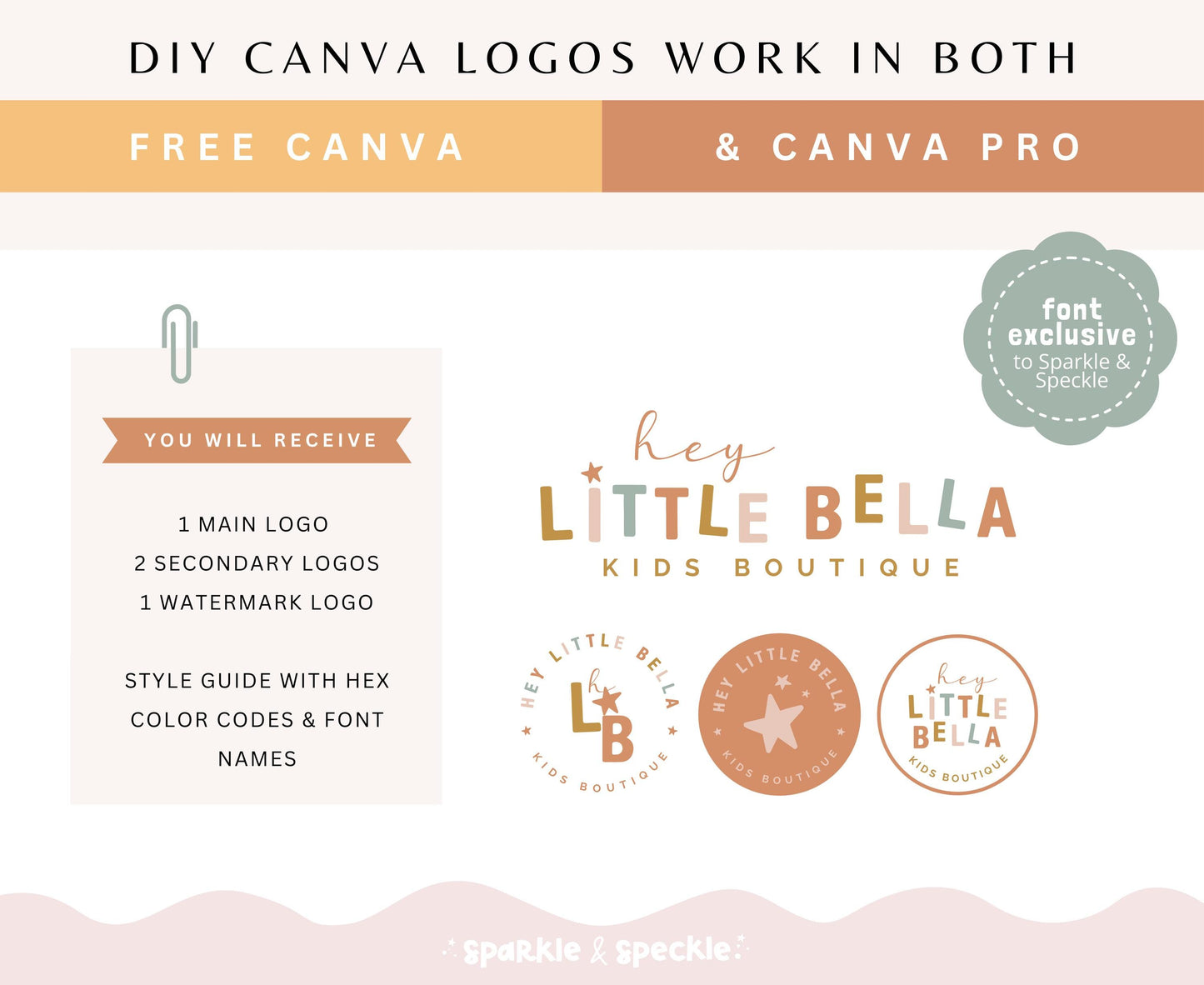 LITTLE BELLA LOGO TEMPLATE