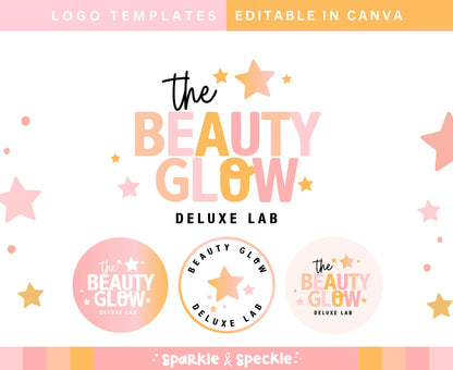 THE BEAUTY GLOW LOGO TEMPLATE