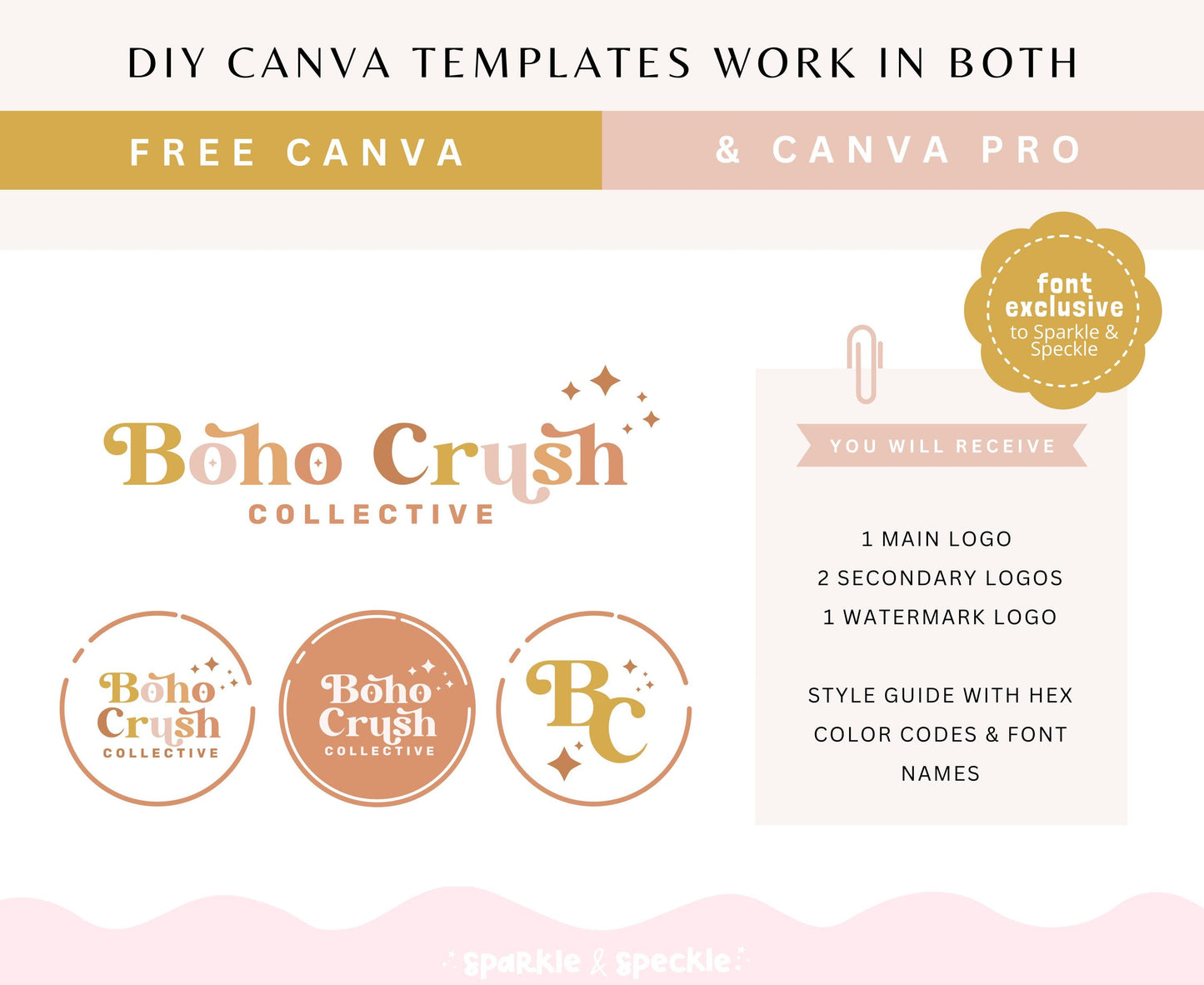 BOHO CRUSH LOGO TEMPLATE