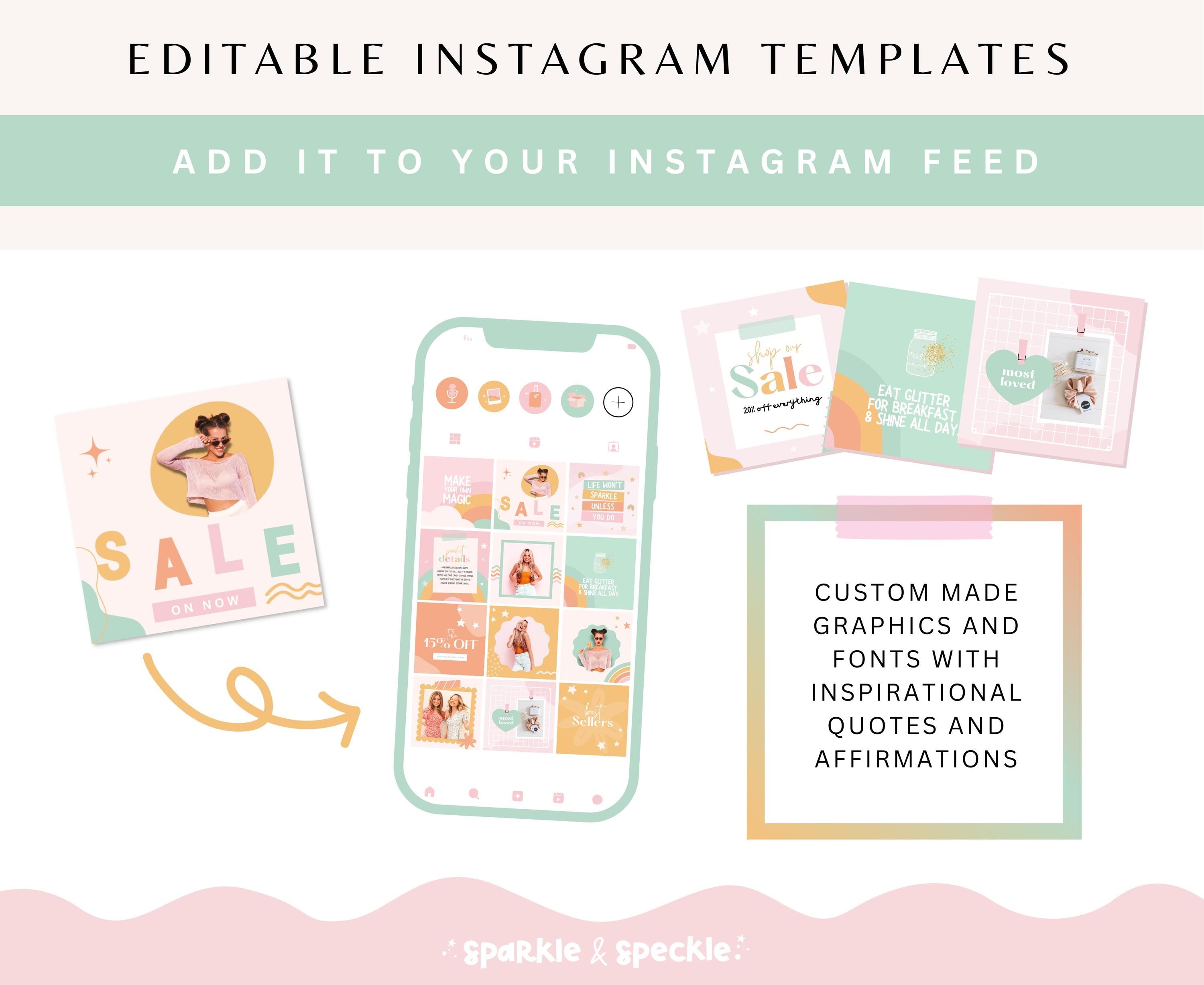 ASHLEY MONROE INSTAGRAM BUNDLE TEMPLATES