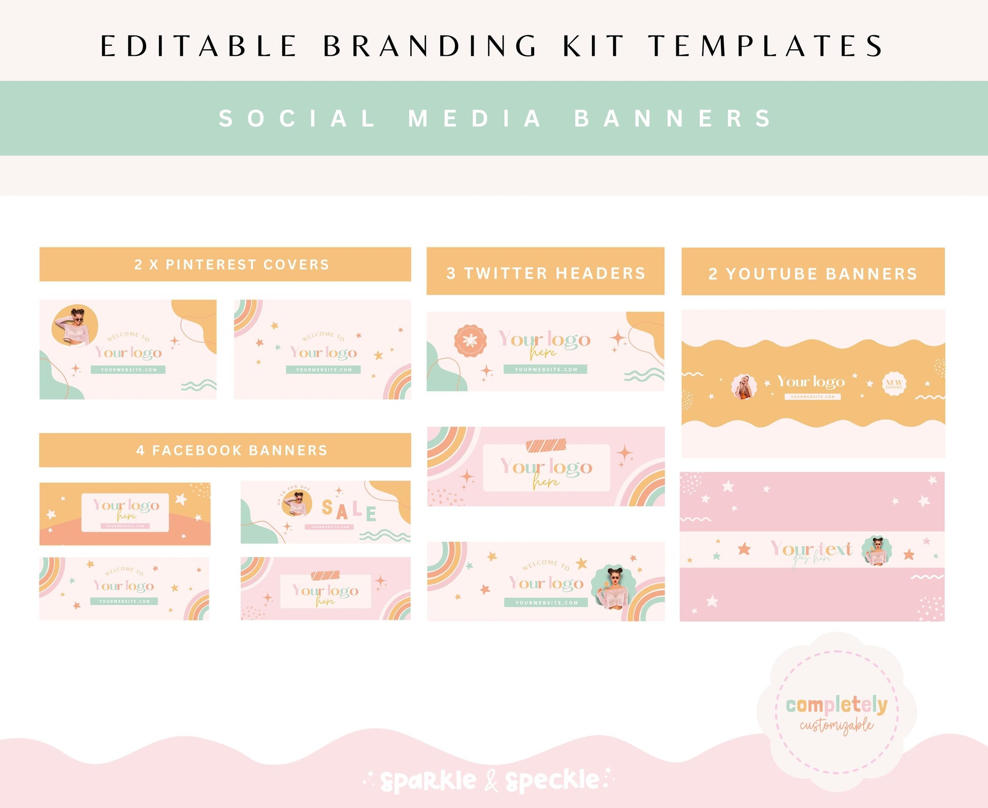 ASHLEY MONROE BUSINESS BRANDING KIT TEMPLATES