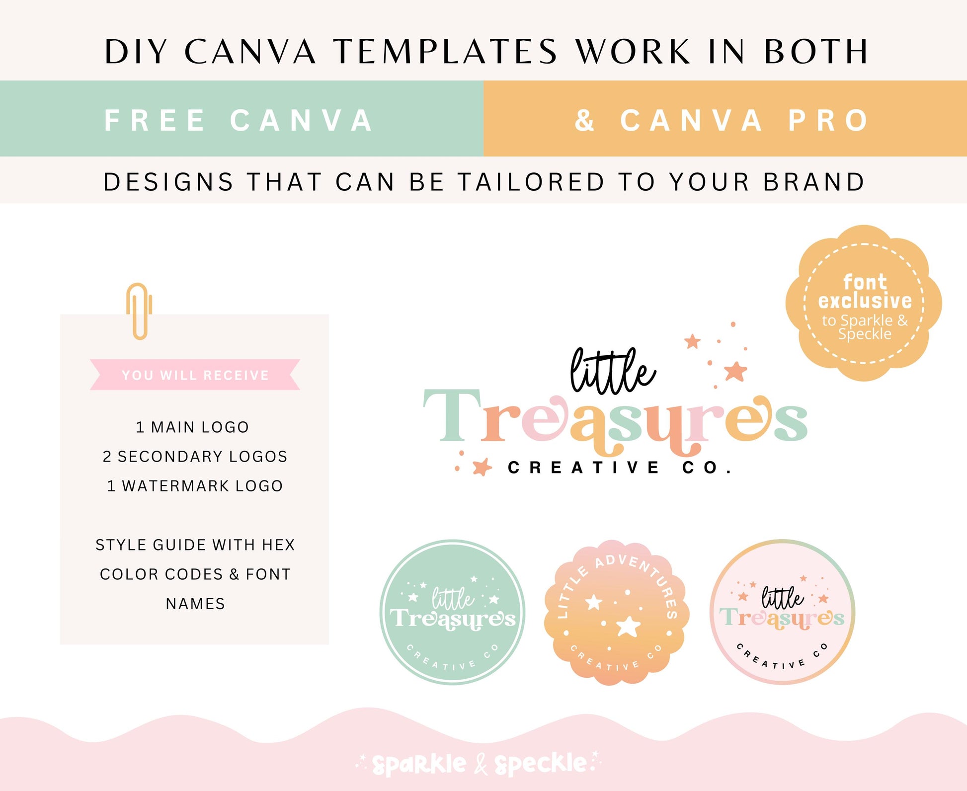 LITTLE TREASURES LOGO TEMPLATE