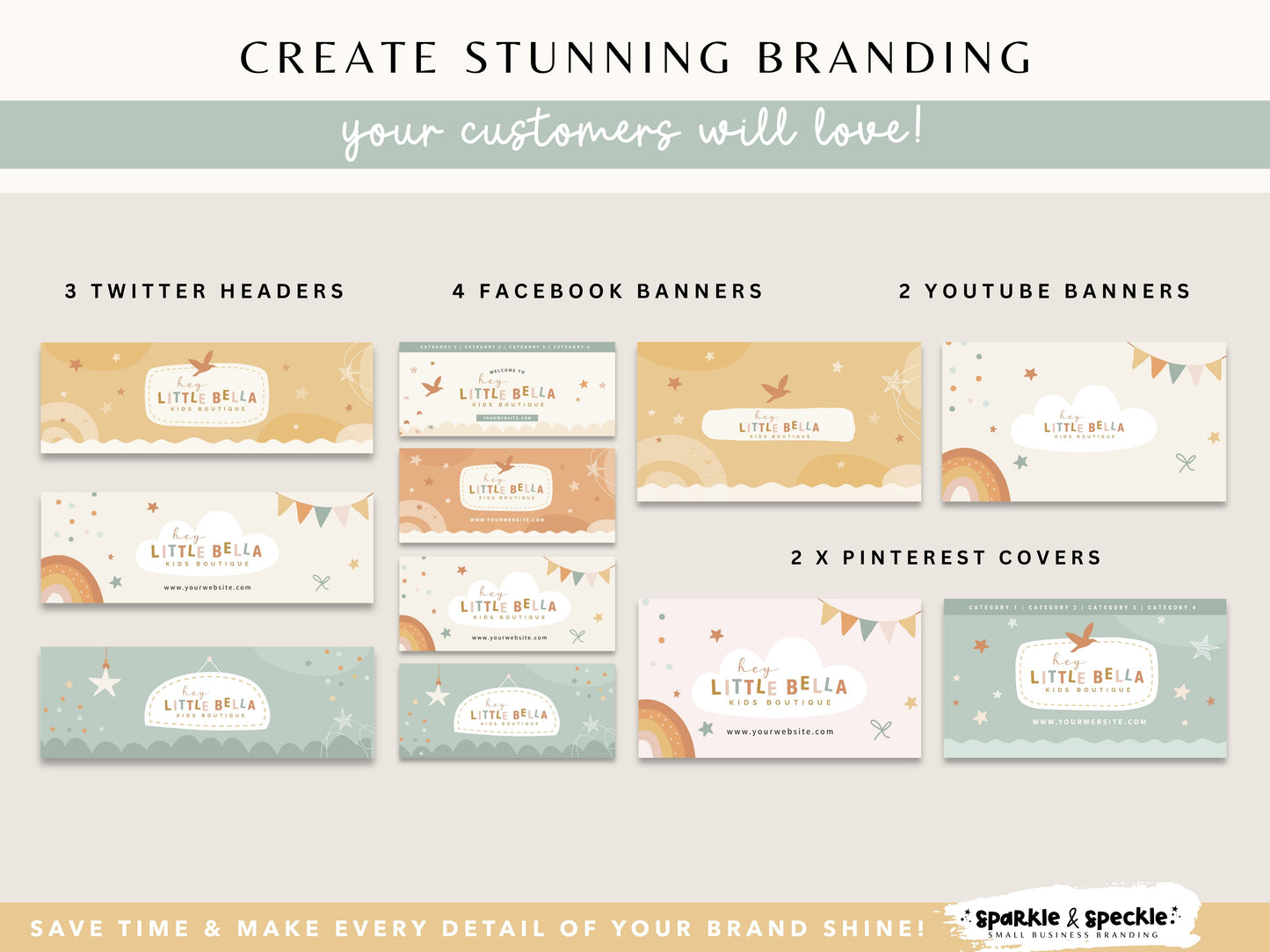 Kids Boutique Branding Kit